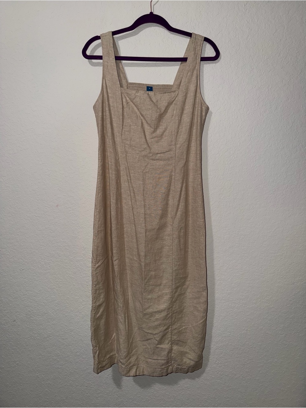 Old Navy Sleeveless Linen-Blend Midi Dress